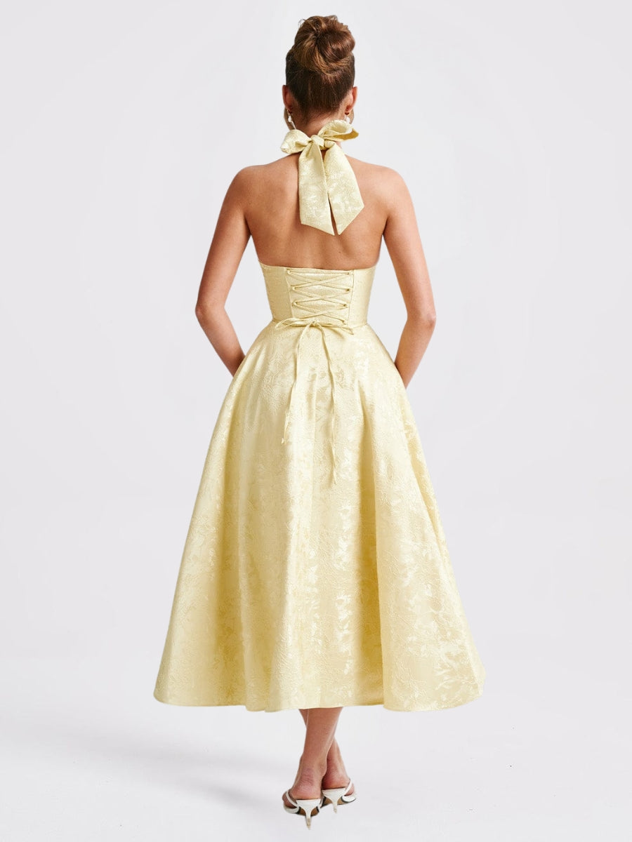 Celesta Robe Midi Corset Halter