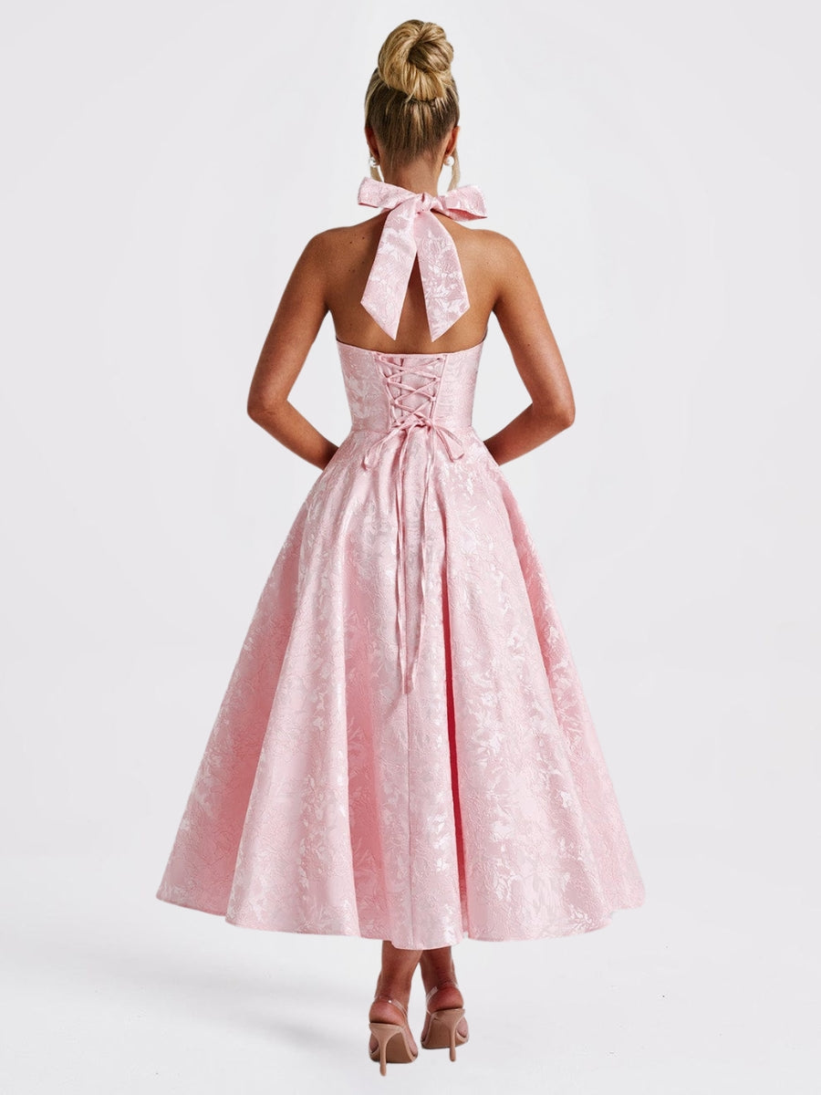 Celesta Robe Midi Corset Halter