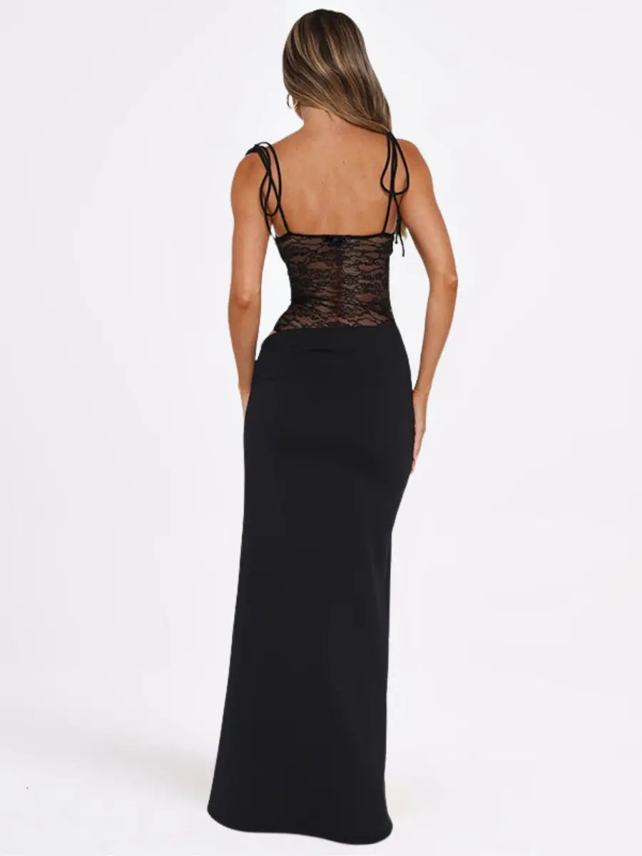 Soraya Robe Longue Dentelle Sensuelle - ComfySweet