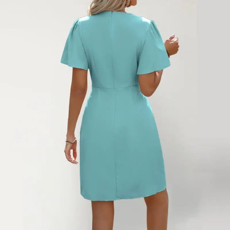 Zarya Robe Midi Cache-Cœur Pastel - ComfySweet