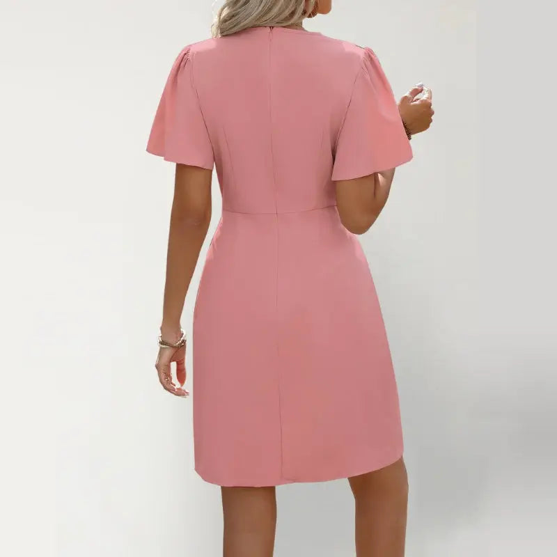 Zarya Robe Midi Cache-Cœur Pastel - ComfySweet