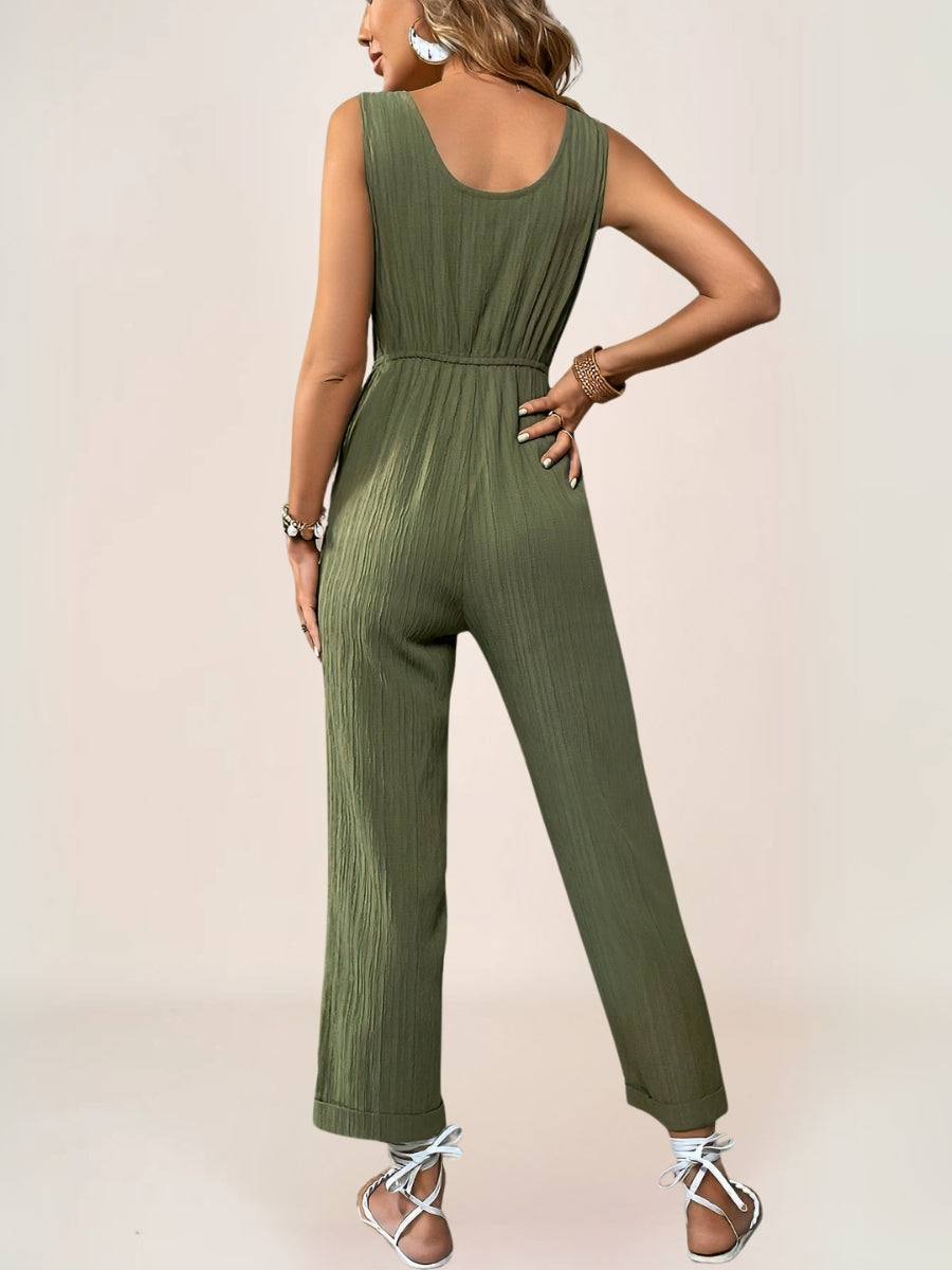 Syra Combinaison Casual-Chic Plissée