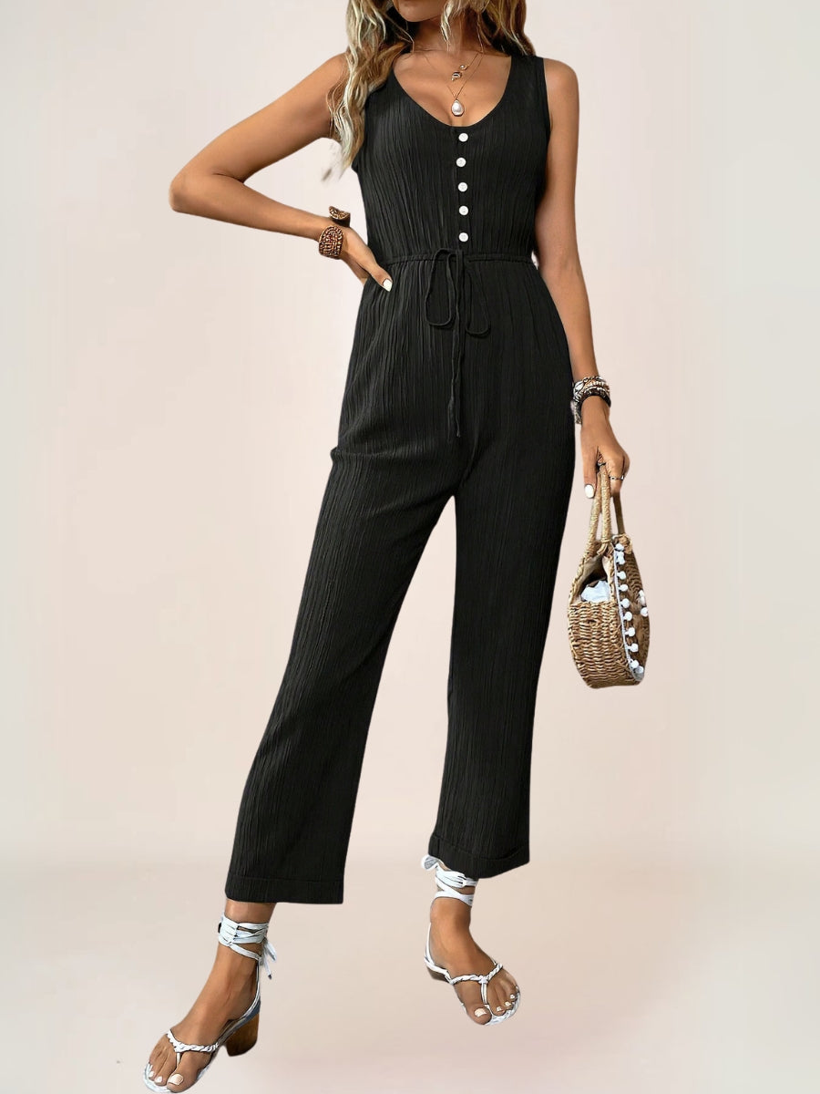 Syra Combinaison Casual-Chic Plissée