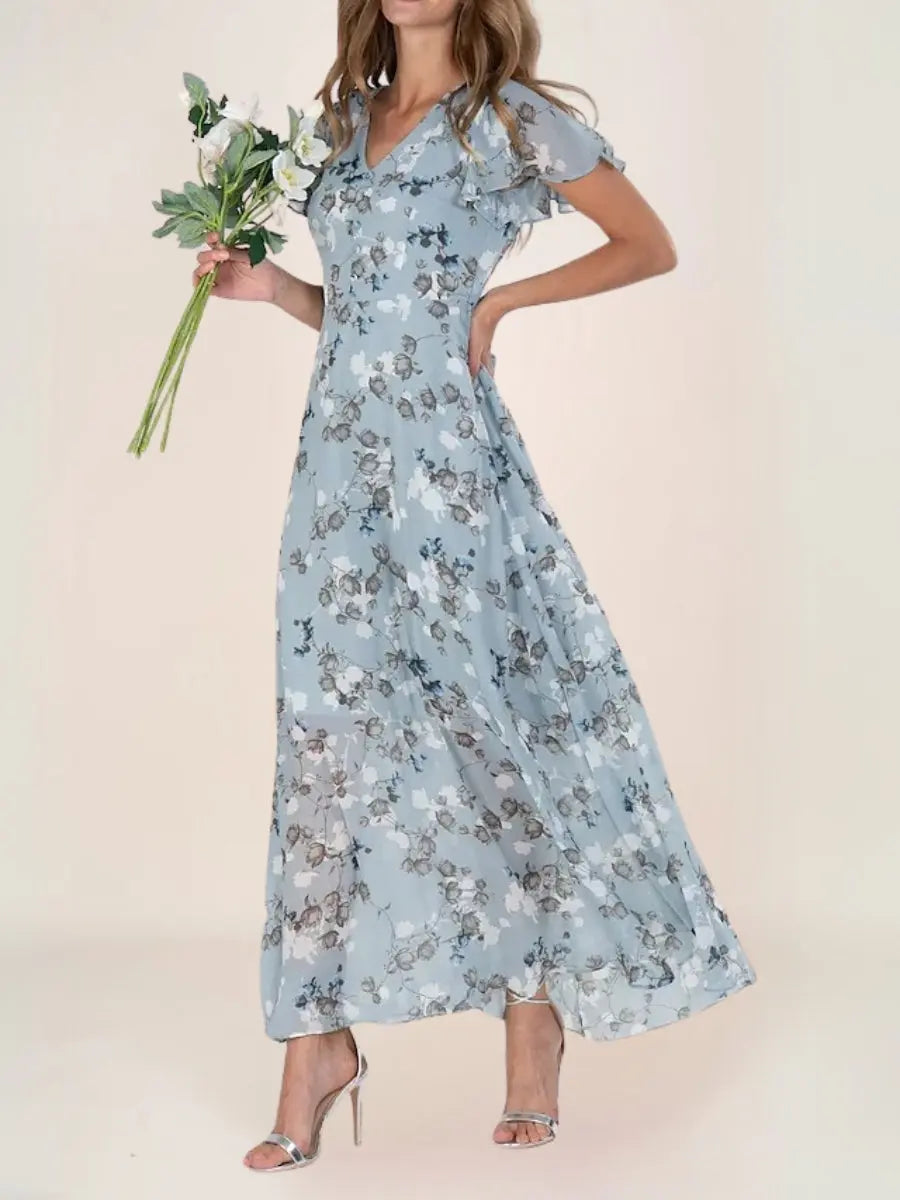 Ilana Robe Longue Bohème Fleurie - ComfySweet