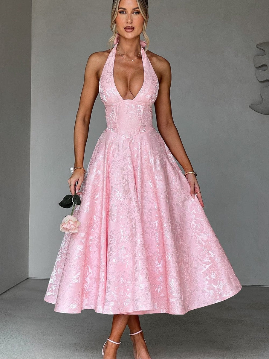 Celesta Robe Midi Corset Halter