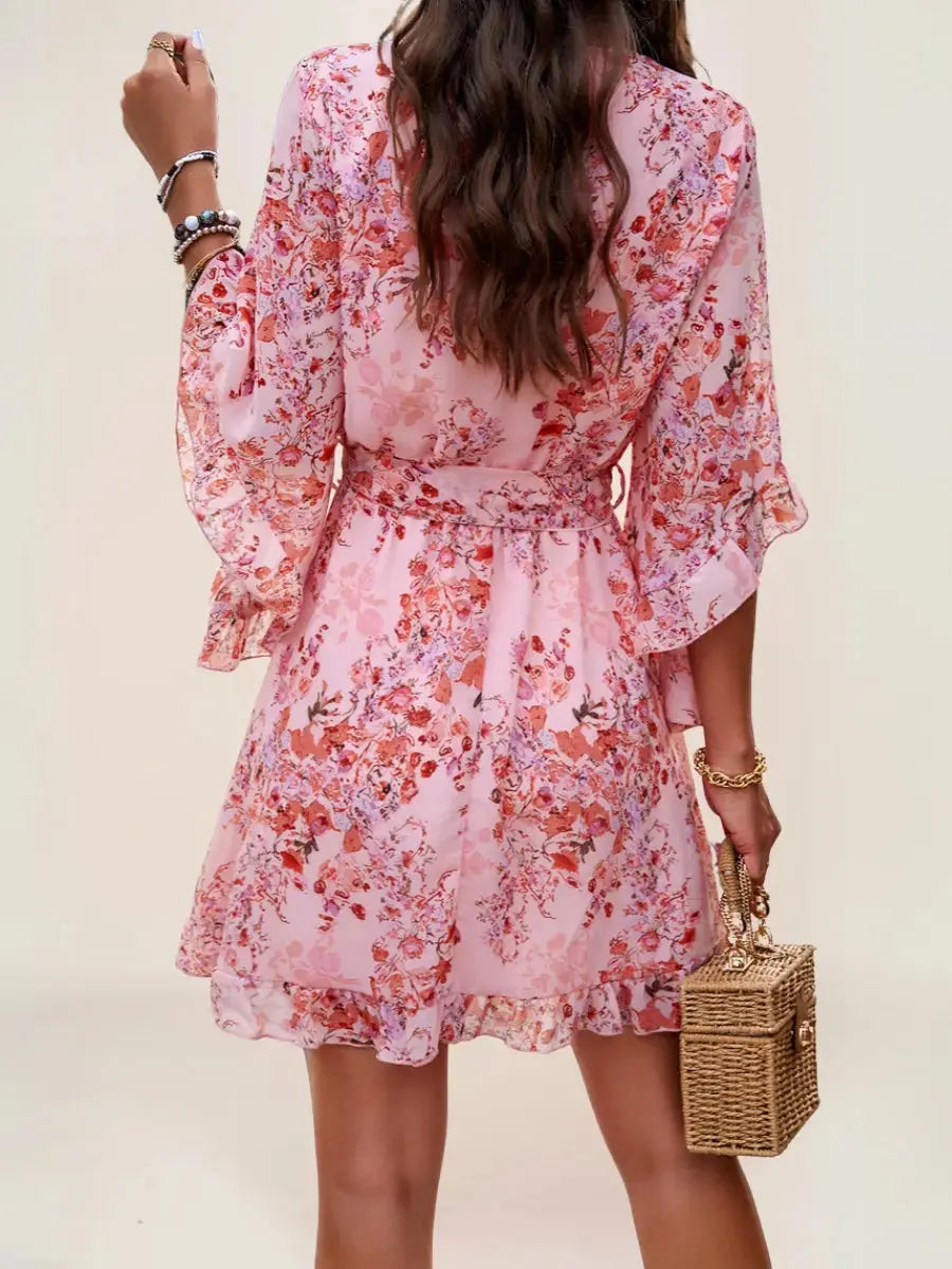 Emma Robe Portefeuille Bohème Fleurie - ComfySweet