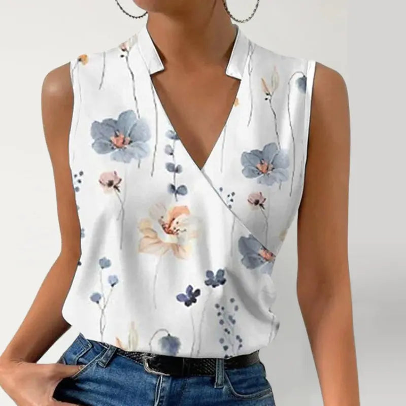 Top bohème à imprimé aquarelle - ComfySweet