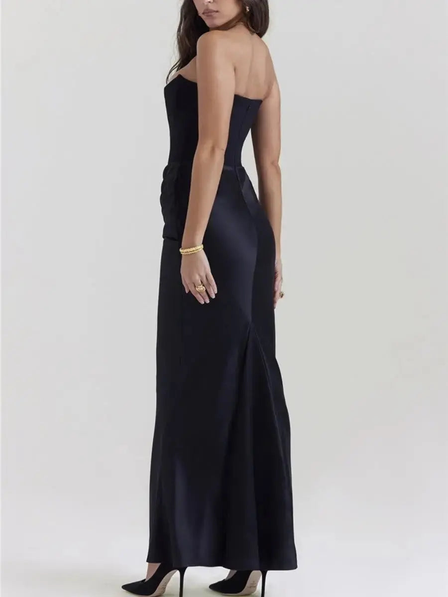 Iris Robe Longue Bustier Moderne - ComfySweet