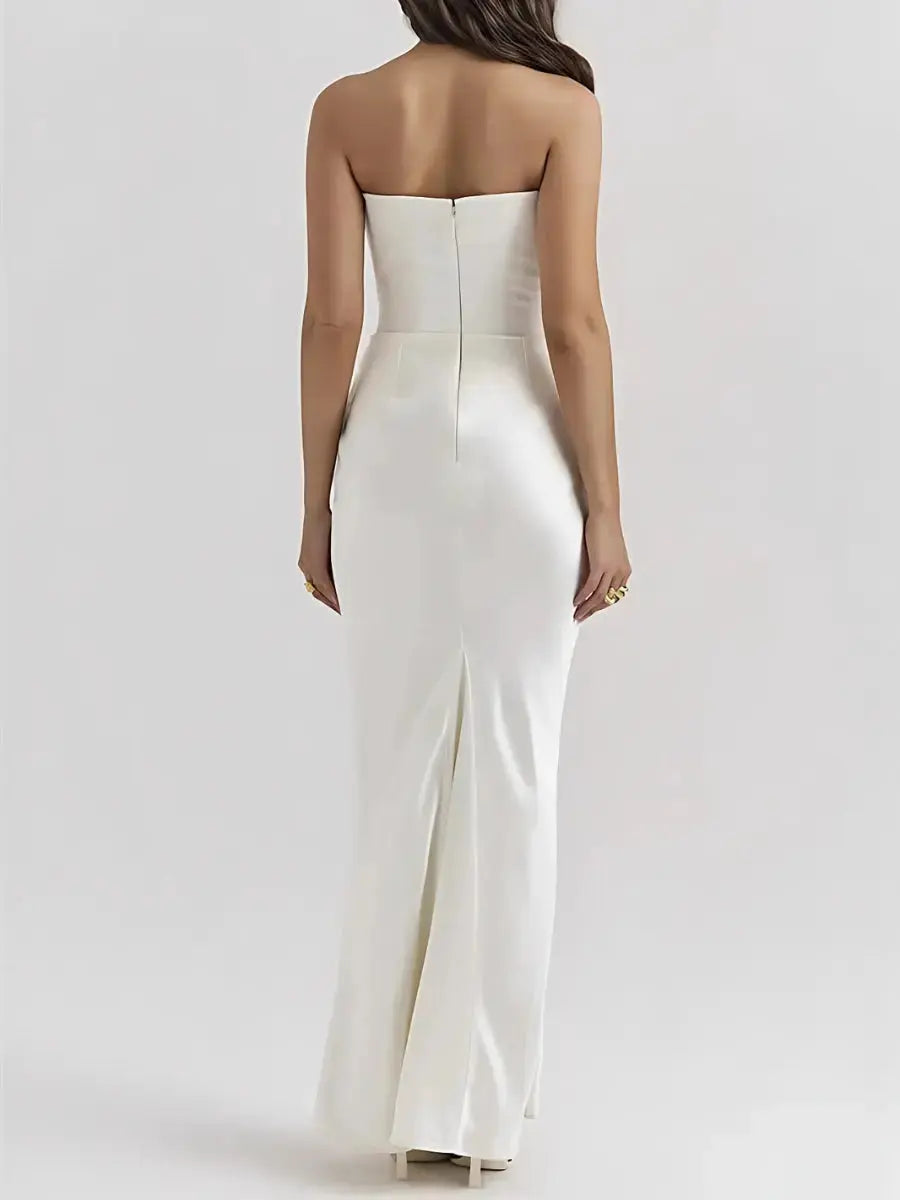 Iris Robe Longue Bustier Moderne - ComfySweet