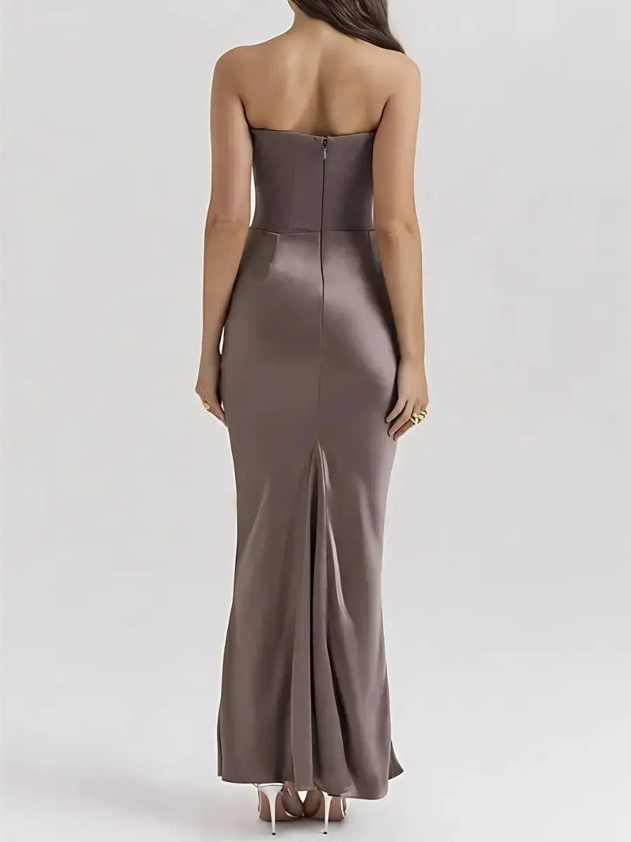 Iris Robe Longue Bustier Moderne - ComfySweet