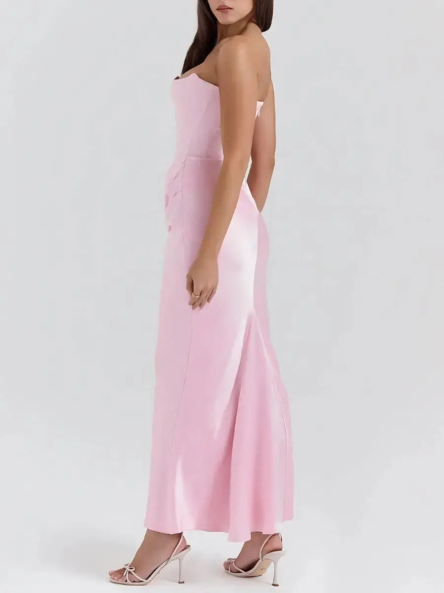 Iris Robe Longue Bustier Moderne - ComfySweet