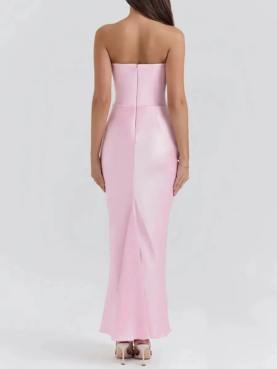 Iris Robe Longue Bustier Moderne - ComfySweet
