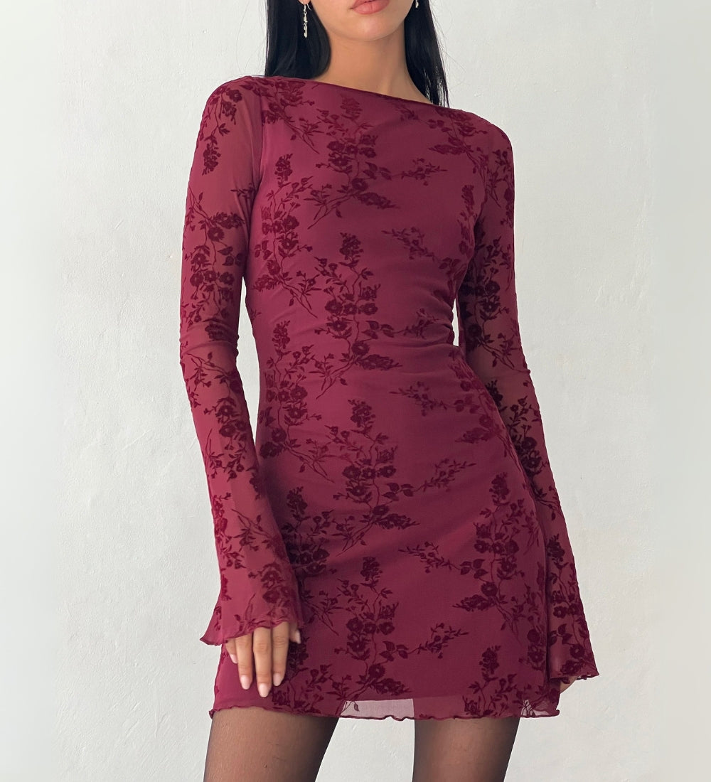 Mini robe à manches longues Vesper - ComfySweet