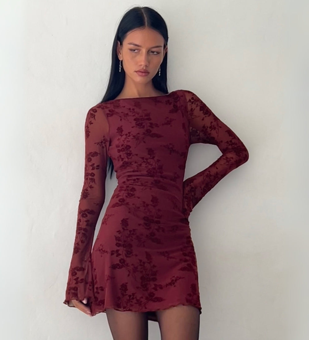 Mini robe à manches longues Vesper - ComfySweet