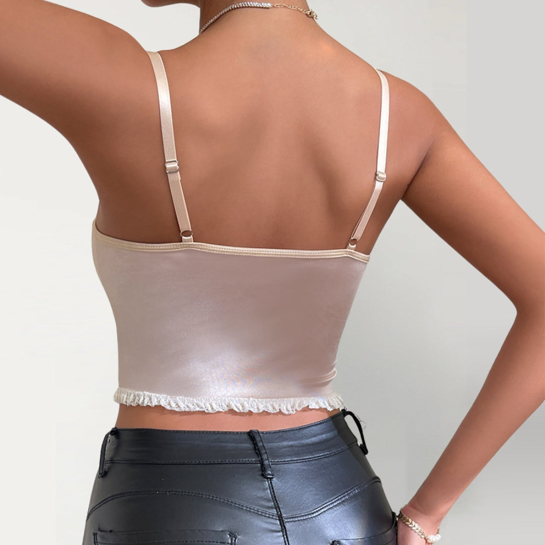 Top Bustier Corset Dentelle Y2K