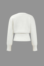 Cardigan à col en V