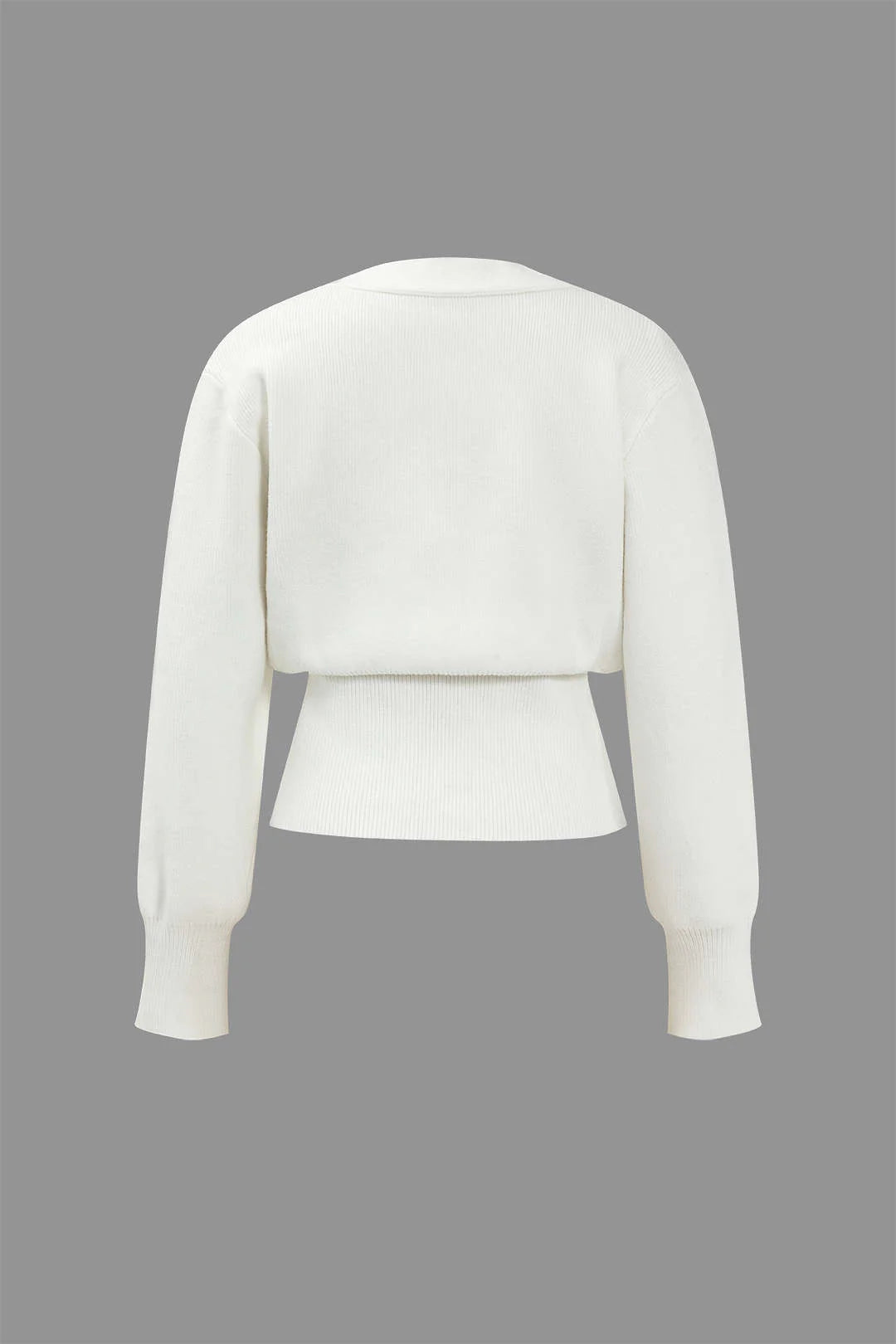 Cardigan à col en V