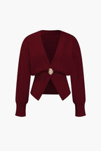 Cardigan à col en V