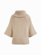 Hauts à col roulé à maille câblée oversize