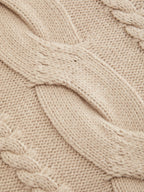 Hauts à col roulé à maille câblée oversize