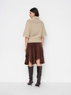 Hauts à col roulé à maille câblée oversize