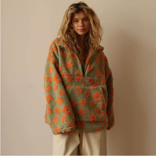 Pull Fleuri Tendance