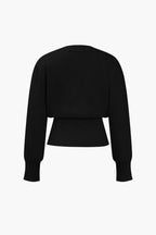 Cardigan à col en V