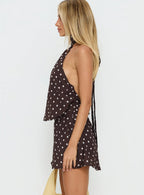 robe dos nu à pois CIRI