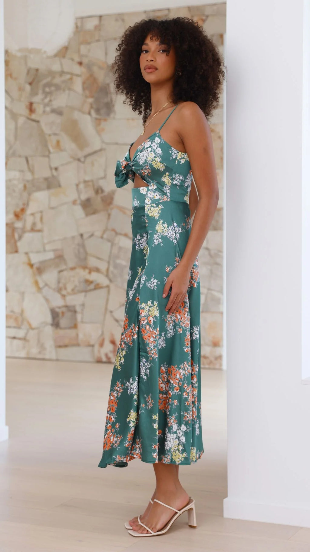 Isadora Robe midi motifs floraux
