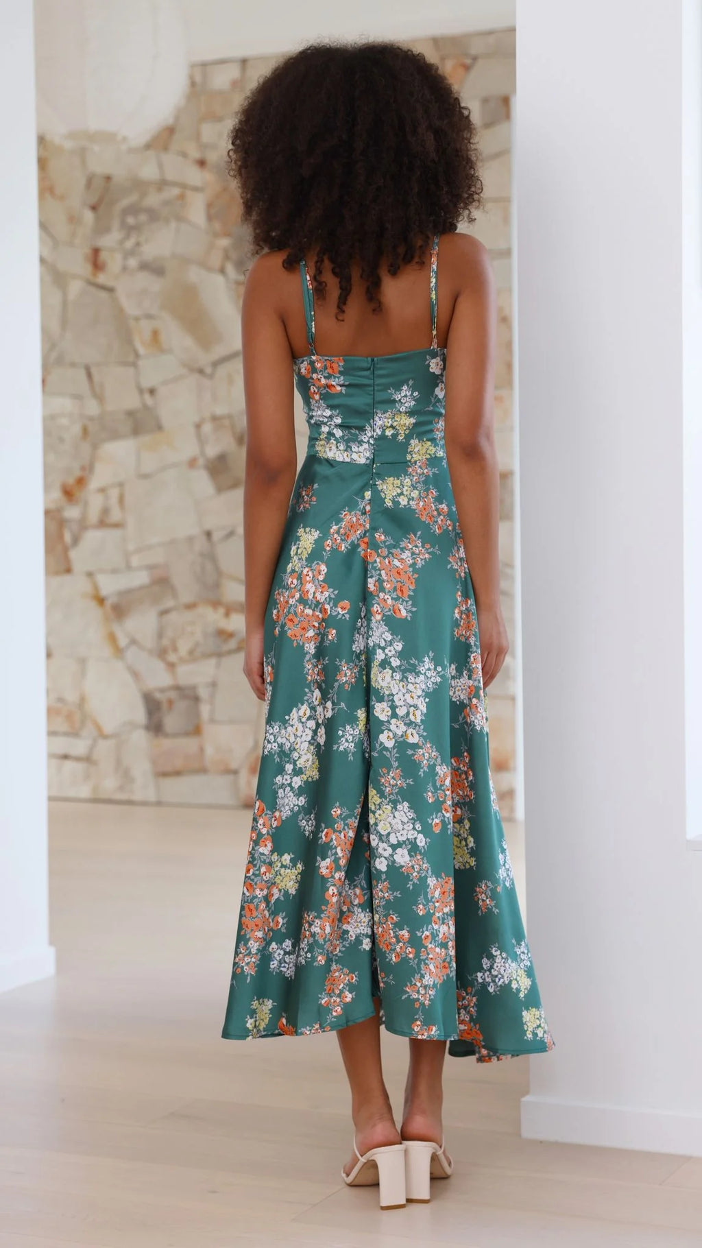 Isadora Robe midi motifs floraux