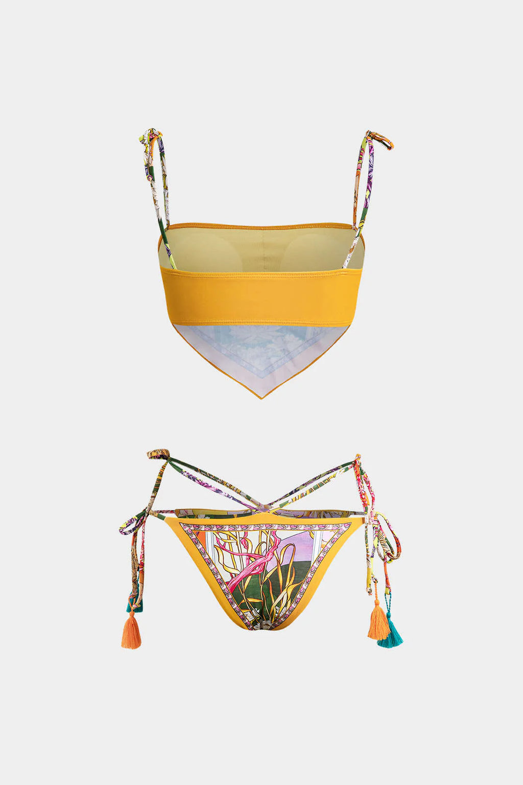 Bikini 2 pièces foulard style bohème