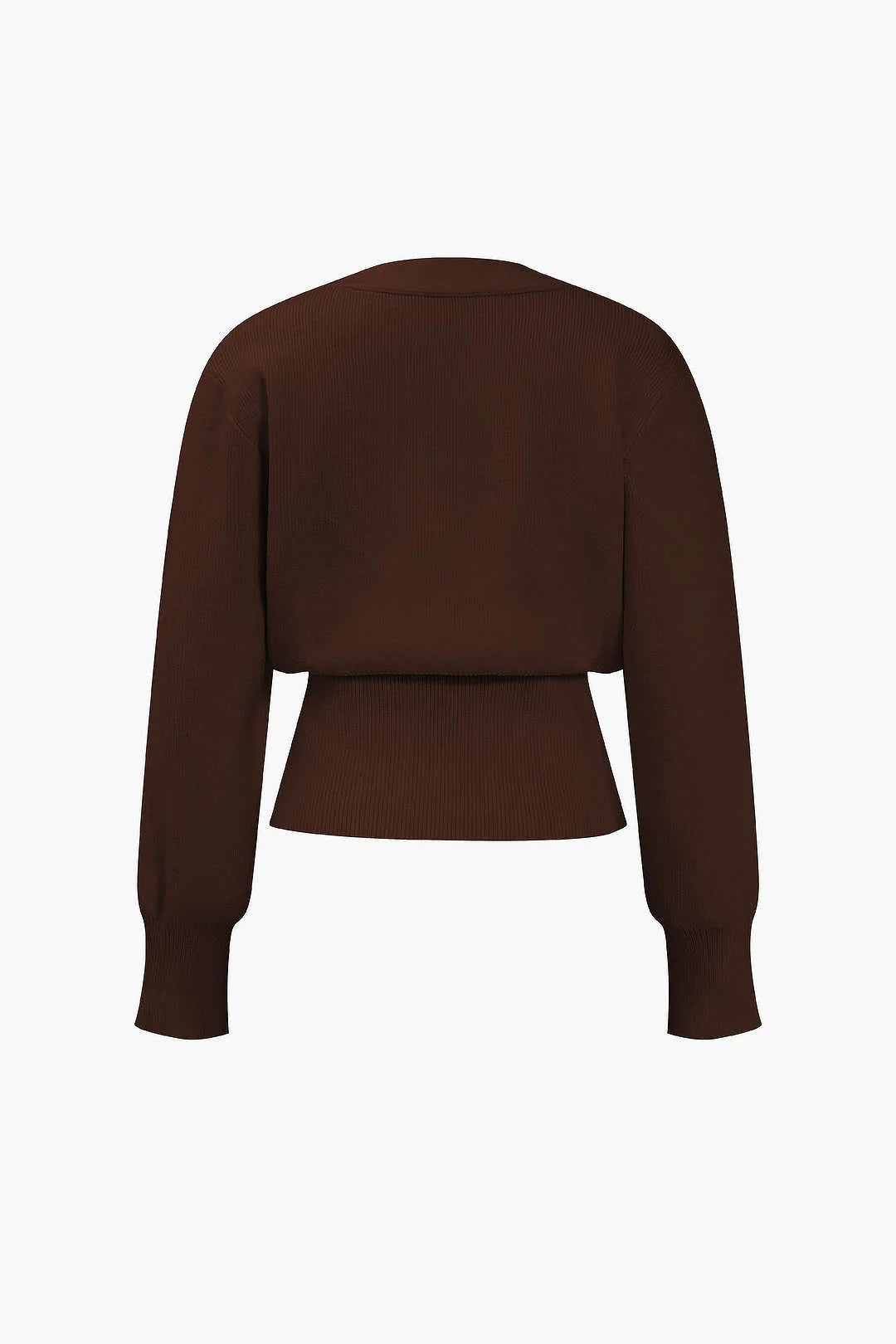 Cardigan à col en V