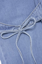 Jean cargo wide-leg taille haute