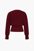 Cardigan à col en V