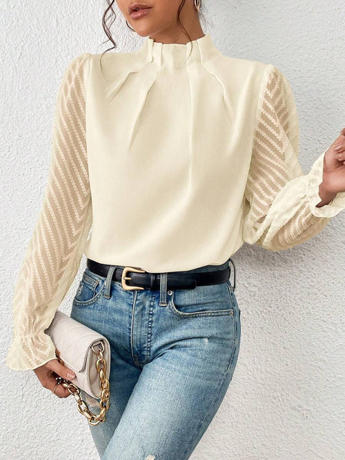 Blouse Elena – Manches Voile Élégantes ComfySweet