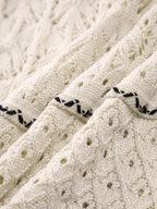 LINA Robe midi à œillets en crochet