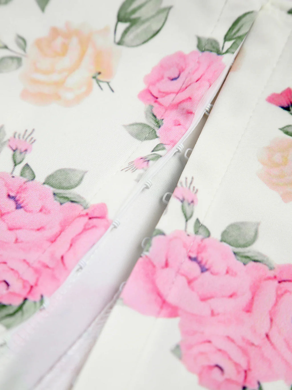 Corset Bustier Fleuri Col en Cœur