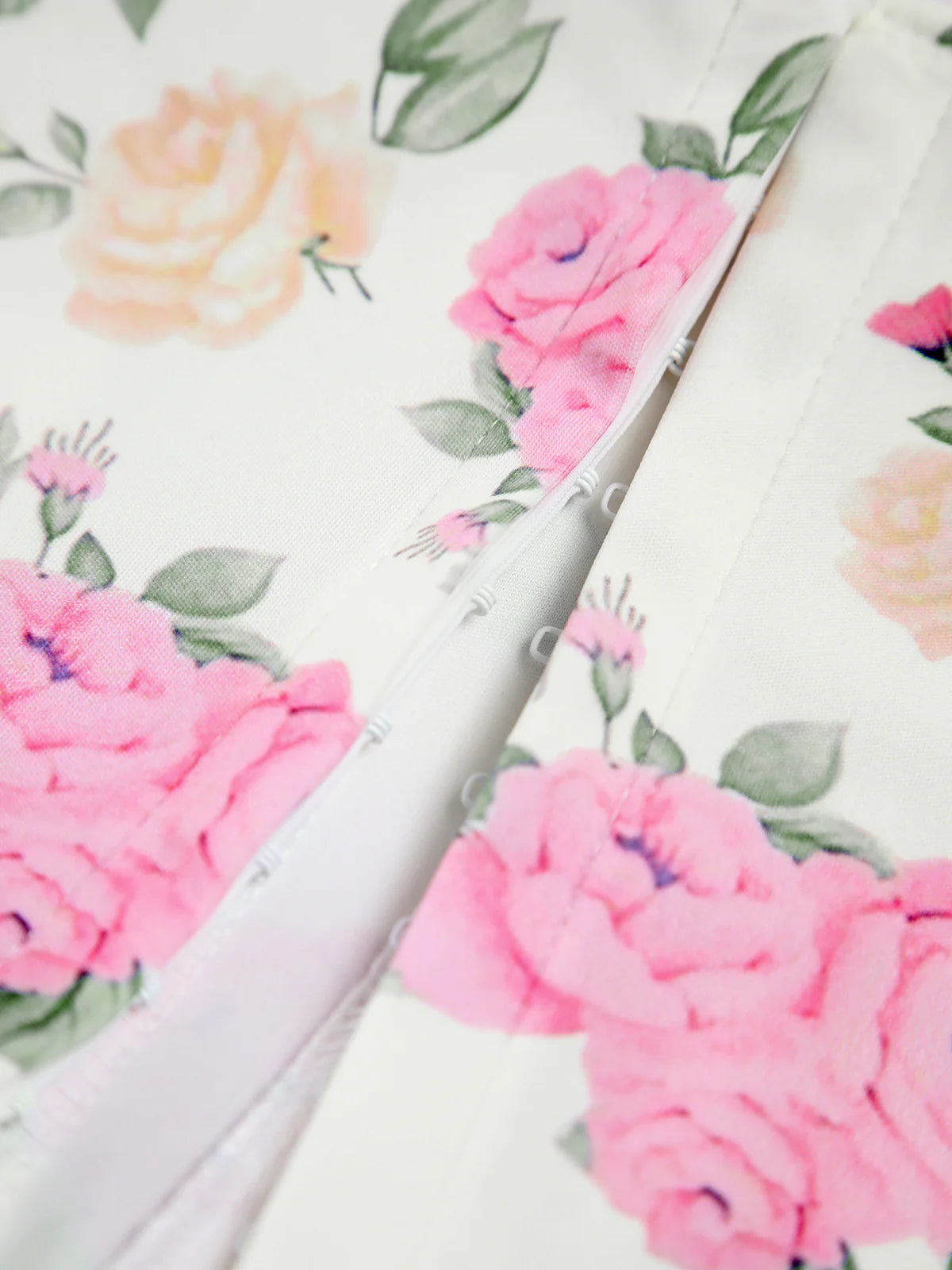 Corset Bustier Fleuri Col en Cœur