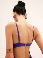 Maillot 1 pièce à bretelles bijoux