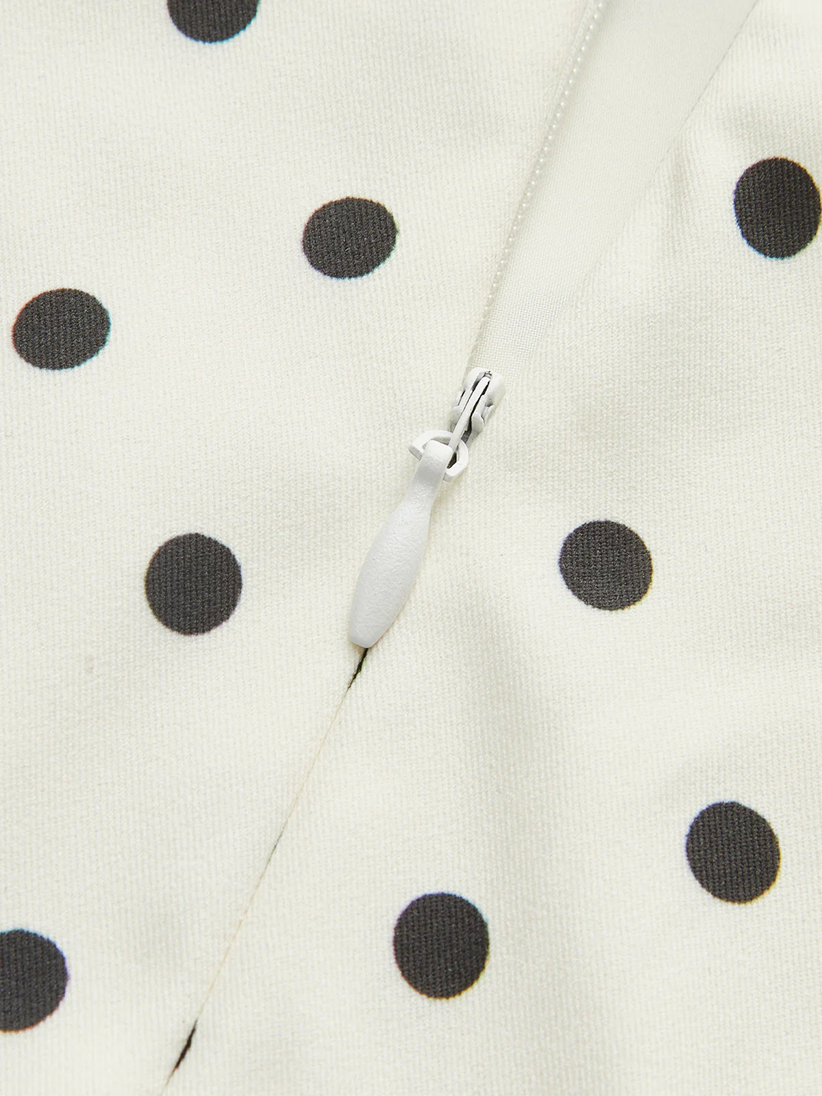 POLKA Robe à dos lacets à pois