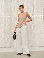 Débardeur à col croisé