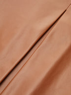 Short plissé en simili cuir