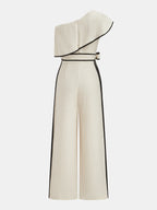 Combinaison asymétrique épaule dénudée