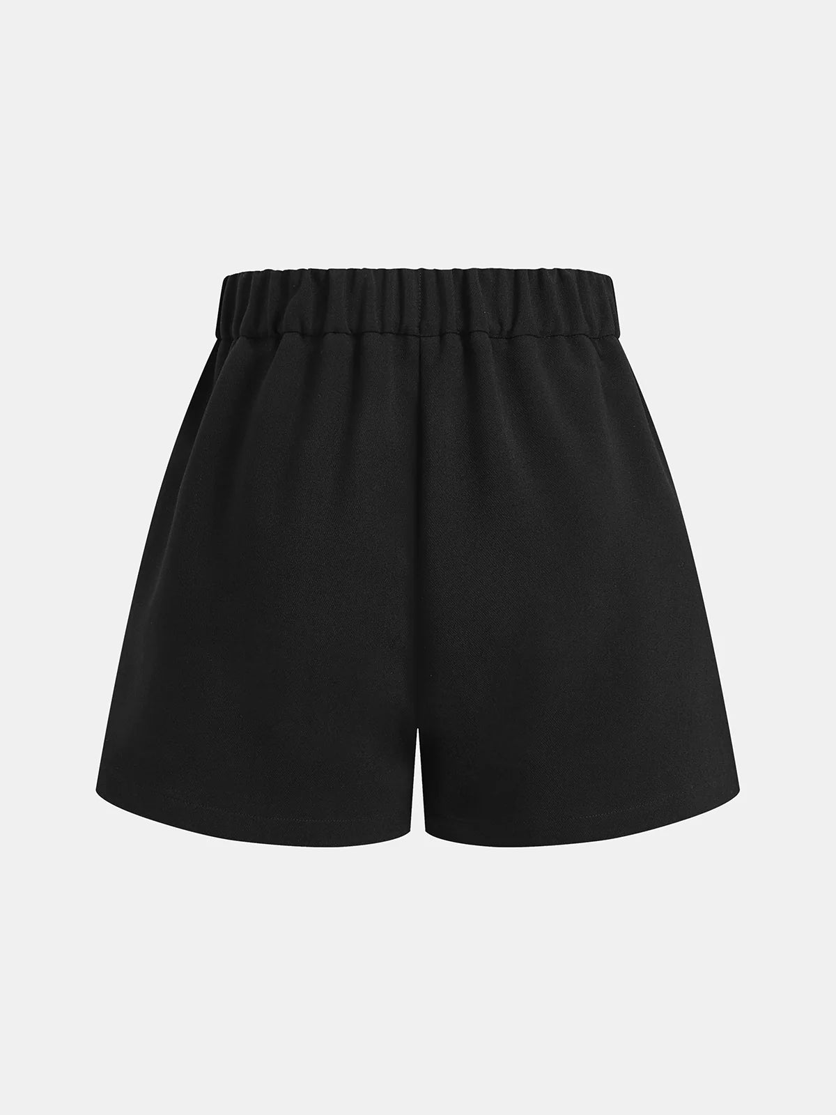 Short taille mi-haute à boucle dorée