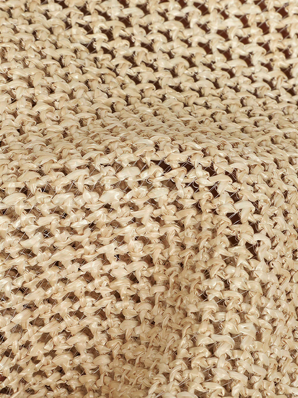 Sac cabas hobo en paille tressée