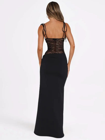 Soraya Robe Longue Dentelle Sensuelle - ComfySweet