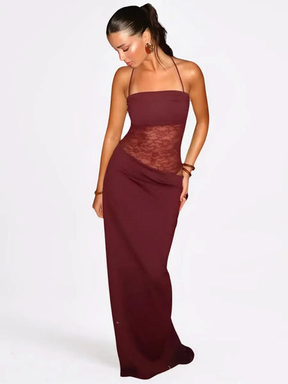 Soraya Robe Longue Dentelle Sensuelle - ComfySweet