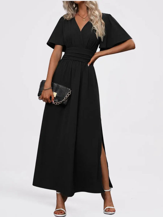 Cassiopée Robe Longue Manches Kimono - ComfySweet