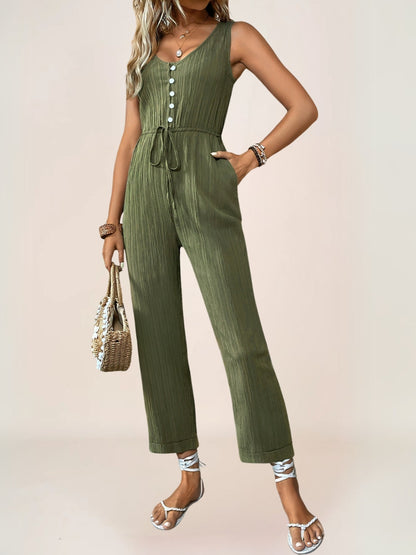 Syra Combinaison Casual-Chic Plissée