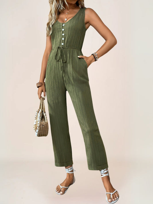 Syra Combinaison Casual-Chic Plissée